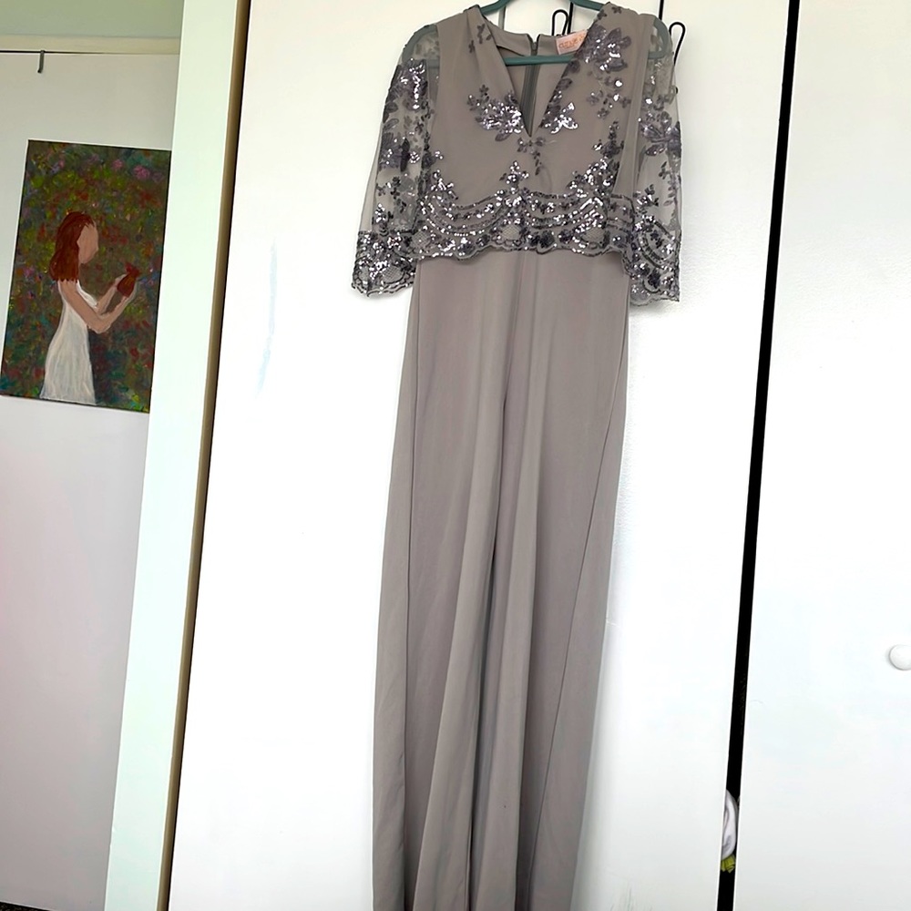 NWT sequined jumpsuit US8